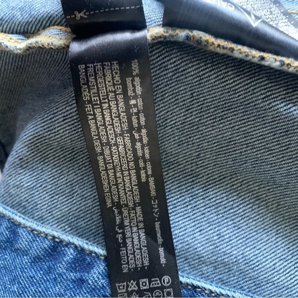 ZARA DENIM DRESS - Picture 8 of 8